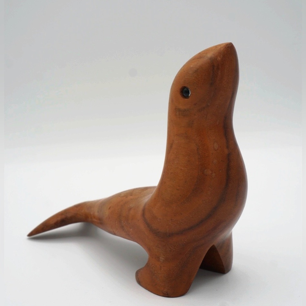 1981 Handmade Maple Wooden Seal